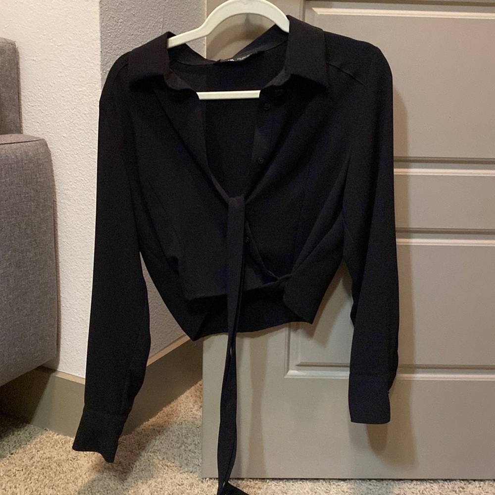 Zara tie top